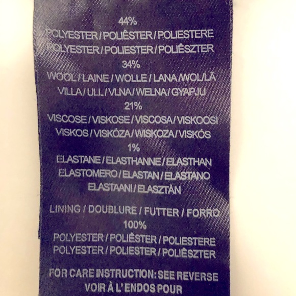 100% wool mini skirt with pockets, by Mexx. - Picture 4 of 4